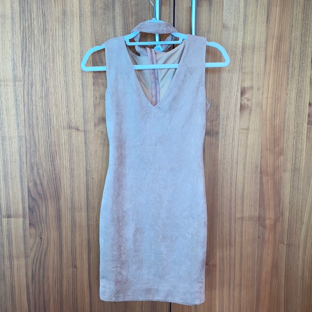 LF SUEDE FEEL DRESS 6